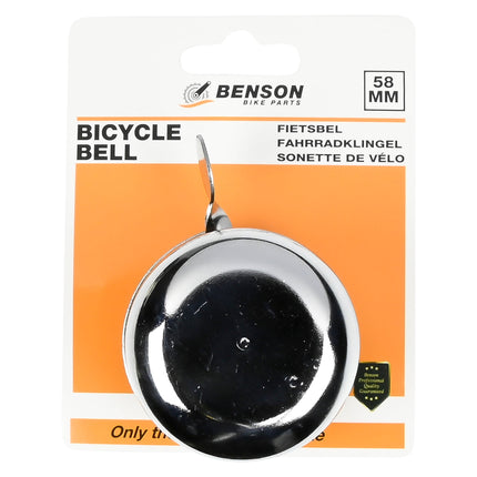 Benson Ding-Dong Fietsbel - Ø 58 mm - Staal - Chroom