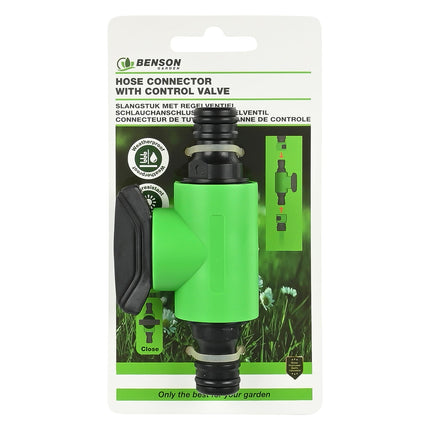 Benson Slangstuk met Reguleerventiel - Waterstroom Controle - 1/2"