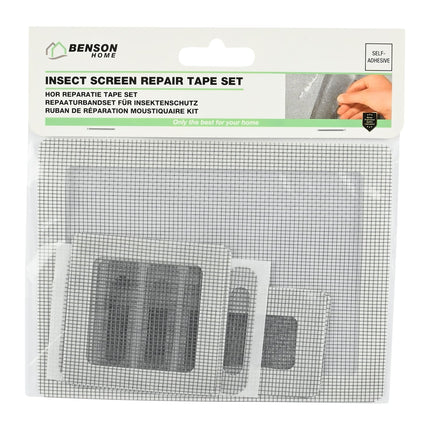 Benson Hor Reparatie Tape Set - Zelfklevend - Zwart - 10-delig