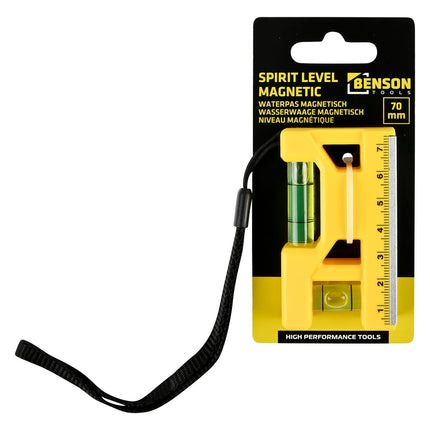 Benson Magnetische Mini Waterpas - Compact Precisiegereedschap