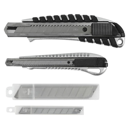 Benson Afbreekmessenset Metaal - 12-delig - 9 mm & 18 mm - Incl. 10 Reservemessen