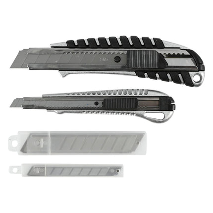 Benson Afbreekmessenset Metaal - 12-delig - 9 mm & 18 mm - Incl. 10 Reservemessen
