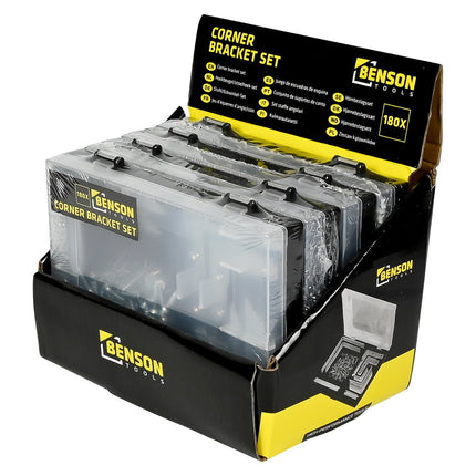 Benson Stoelhoek Set 180-delig – Complete Bevestigingsset in CDU Display