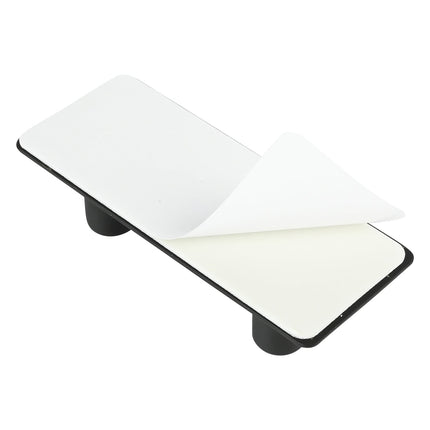 Benson Dubbele Metalen Haak - Zelfklevend - Zwart - 11,5 x 4,5 cm