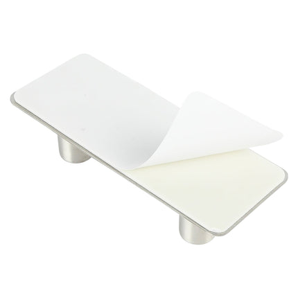 Benson Dubbele Metalen Haak - Zelfklevend - Zilver - 11,5 x 4,5 cm