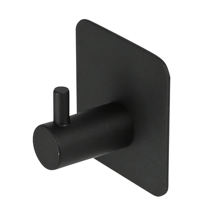Benson Zelfklevende Metalen Haak - Zwart - 4,5 x 4,5 x 3 cm