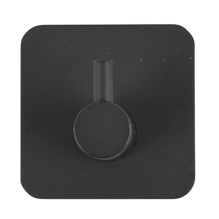 Benson Zelfklevende Metalen Haak - Zwart - 4,5 x 4,5 x 3 cm