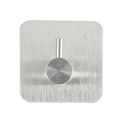 Benson Zelfklevende Metalen Haak - Zilver - 4,5 x 4,5 x 3 cm