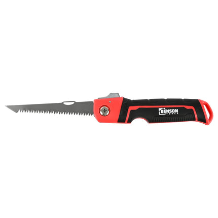 Benson Schrobzaag Inklapbaar - 300 mm - Ergonomische Grip - Voor Hout & Montage