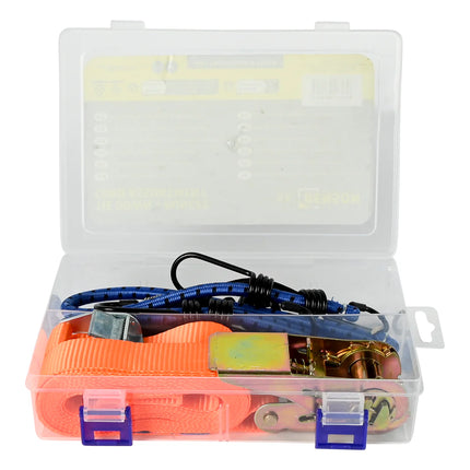 Benson Spanband & Snelbinder Mix – 8-delige Set – Universele Ladingzekering