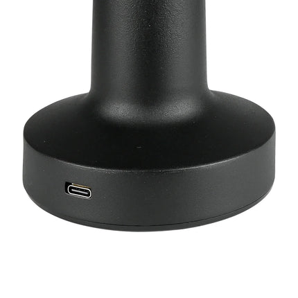 Benson Luxe LED Tafellamp – Zwart – Touch Bediening – USB-C Oplaadbaar – 21,1 cm