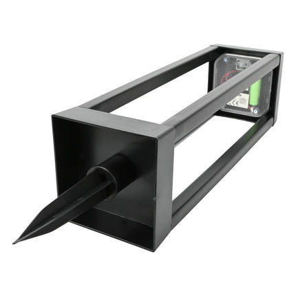 Benson Solar Tuinlamp Rechthoek Open – Set van 2 – Zwart – 46 cm