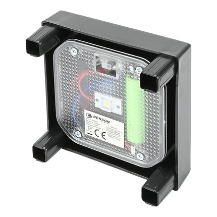 Benson Solar Tuinlamp Rechthoek Open – Set van 2 – Zwart – 46 cm