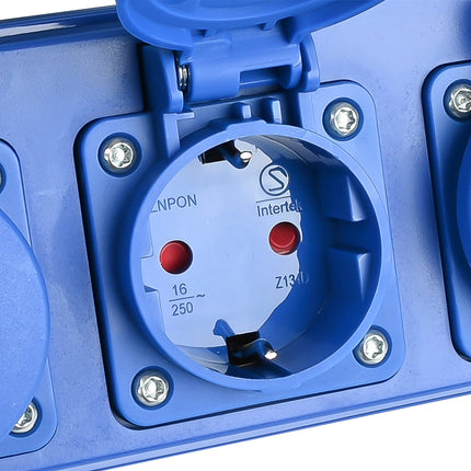 Benson Stekkerdoos 3-voudig - 20 meter - CEE - IP44 - H07RN-F - 3680W