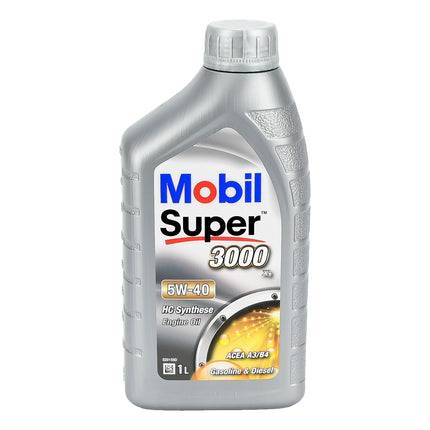 Mobil Super 3000 X1 5W-40 Motorolie – 1 Liter – Volledig Synthetisch