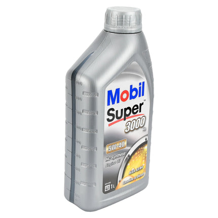Mobil Super 3000 X1 5W-40 Motorolie – 1 Liter – Volledig Synthetisch