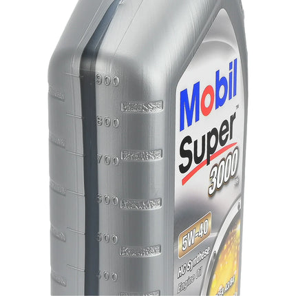 Mobil Super 3000 X1 5W-40 Motorolie - 1 Liter - Volledig Synthetisch