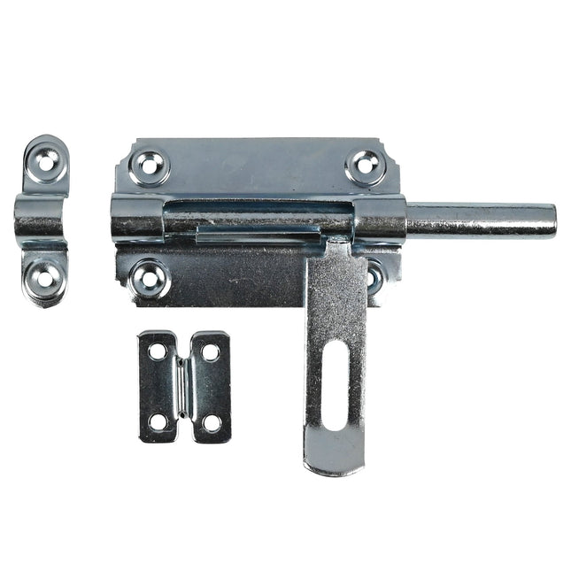 Dealzzz Deurschuif 90 mm met Slotplaat – Robuust Metaal