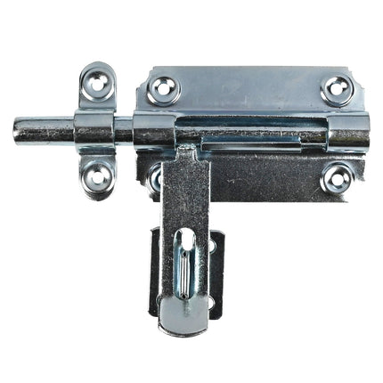 Dealzzz Deurschuif 90 mm met Slotplaat – Robuust Metaal