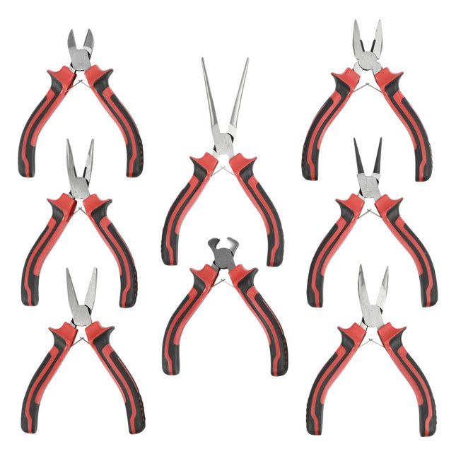 Benson Mini Tangenset - 8-delig - Voor Fijnmechanica en Modelbouw