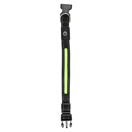 Benson LED Hondenhalsband met Reflectie - 40 cm - Fluorescerend