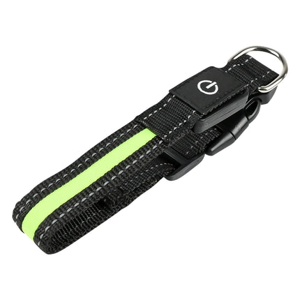 Benson LED Hondenhalsband met Reflectie - 40 cm - Fluorescerend