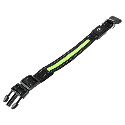 Benson LED Hondenhalsband met Reflectie - 40 cm - Fluorescerend
