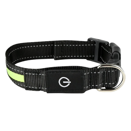 Benson LED Hondenhalsband met Reflectie - 40 cm - Fluorescerend