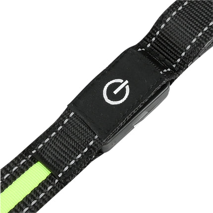Benson LED Hondenhalsband met Reflectie - 40 cm - Fluorescerend