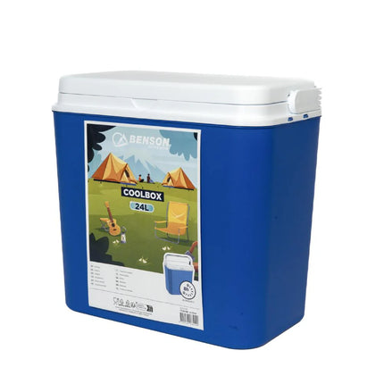 Benson Koelbox - 24 Liter - Blauw - Voor Camping & Strand