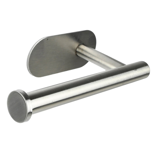 Benson Zelfklevende Toiletrolhouder - RVS - Zilver - 16,5 x 8 cm