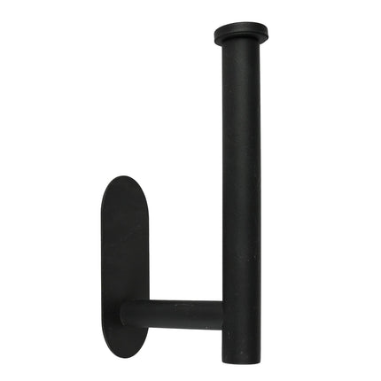 Benson Zelfklevende Toiletrolhouder - Zwart RVS - 16,5 x 8 cm