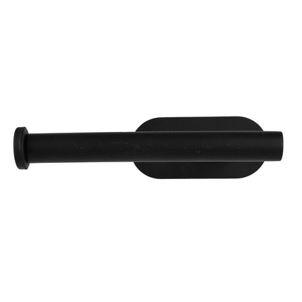 Benson Zelfklevende Toiletrolhouder - Zwart RVS - 16,5 x 8 cm