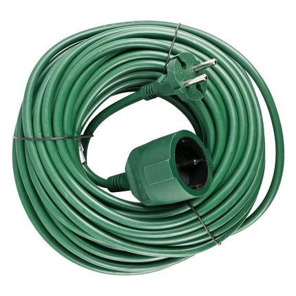 Benson Verlengsnoer – 20 meter – Groen – 2x1.5 mm² – 250V