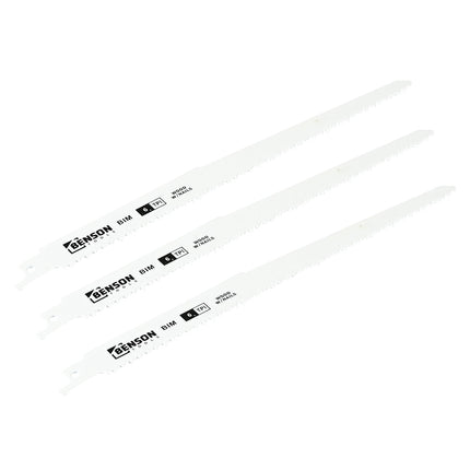 Benson Reciprozaagbladen Hout & Metaal - 3-delig - 230 mm - 6 TPI