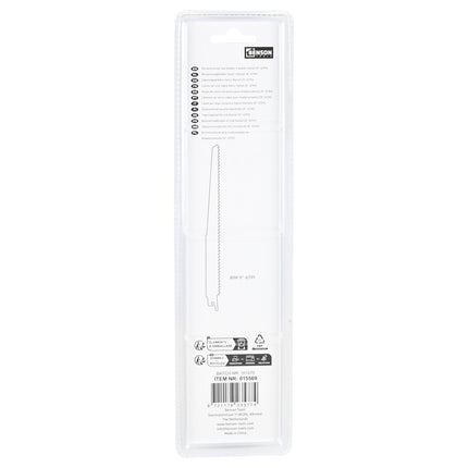 Benson Reciprozaagbladen Hout & Metaal - 3-delig - 230 mm - 6 TPI