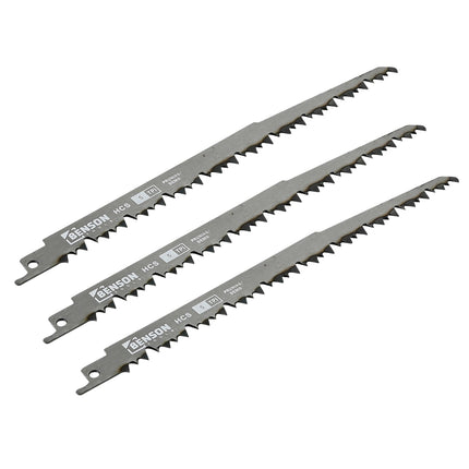 Benson Reciprozaagbladen Hout - 3-delig - Extra Lang (225 mm)