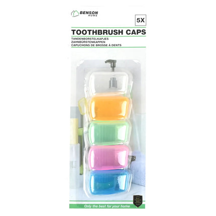 Benson Tandenborstelkapjes Set - 5-delig - Bescherming - Hygiënisch