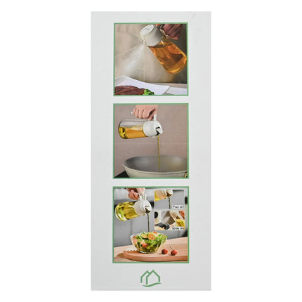 Benson Olieschenker 2-in-1 - Glas - 470 ml - Spuiten & Gieten - Wit
