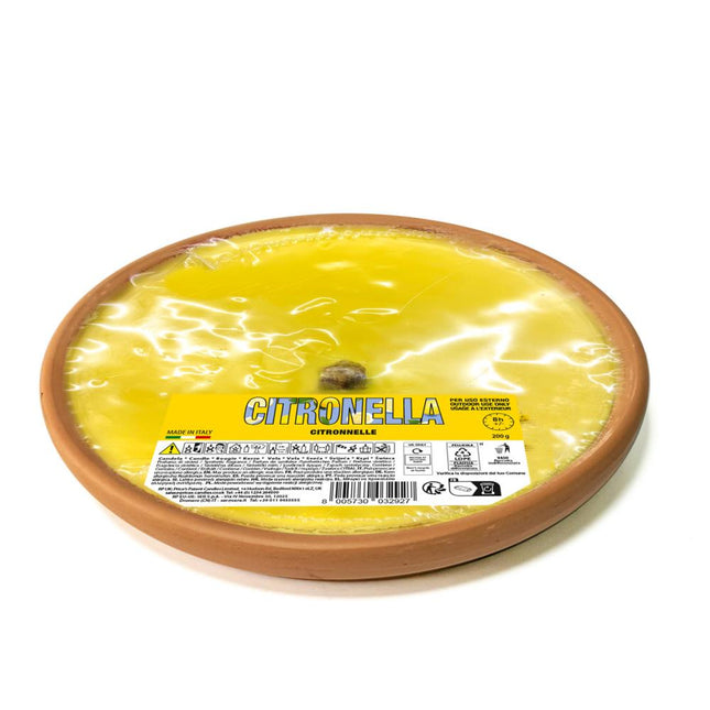 Dealzzz Citronella Kaars in Creta Terracotta Pot - Ø 16,5 cm