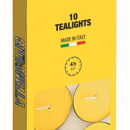 Dealzzz Citronella Theelichten - 10 Stuks