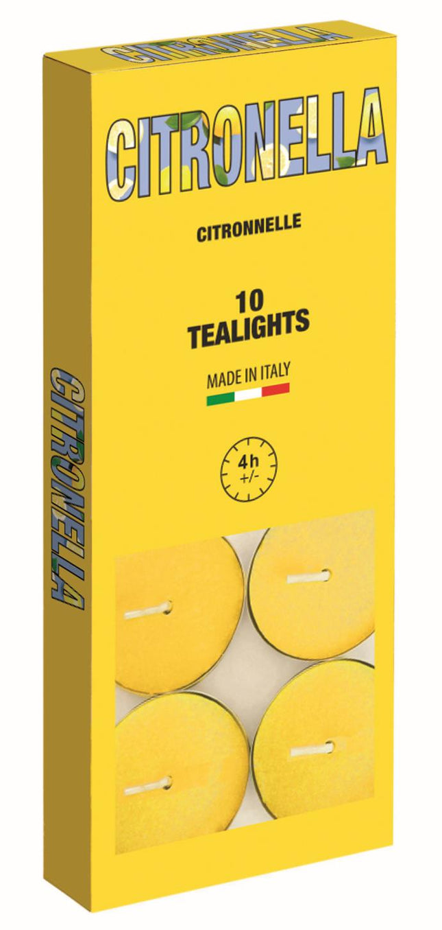 Dealzzz Citronella Theelichten - 10 Stuks