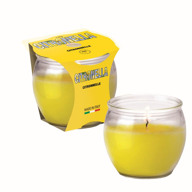 Dealzzz Citronella Kaars in Glazen Pot - Sfeervol en Insectenwerend