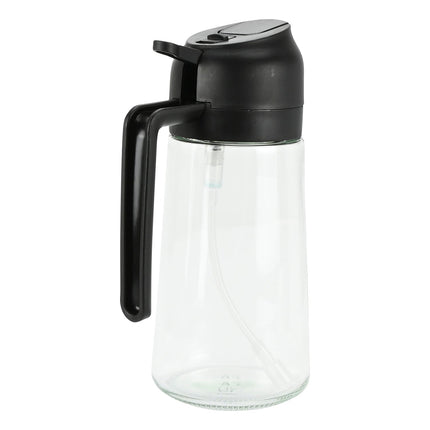 Benson Olieschenker 2-in-1 - Glas - 470 ml - Spuiten & Gieten - Zwart