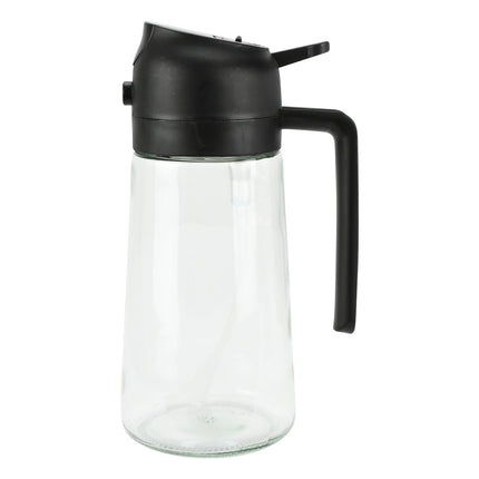 Benson Olieschenker 2-in-1 - Glas - 470 ml - Spuiten & Gieten - Zwart