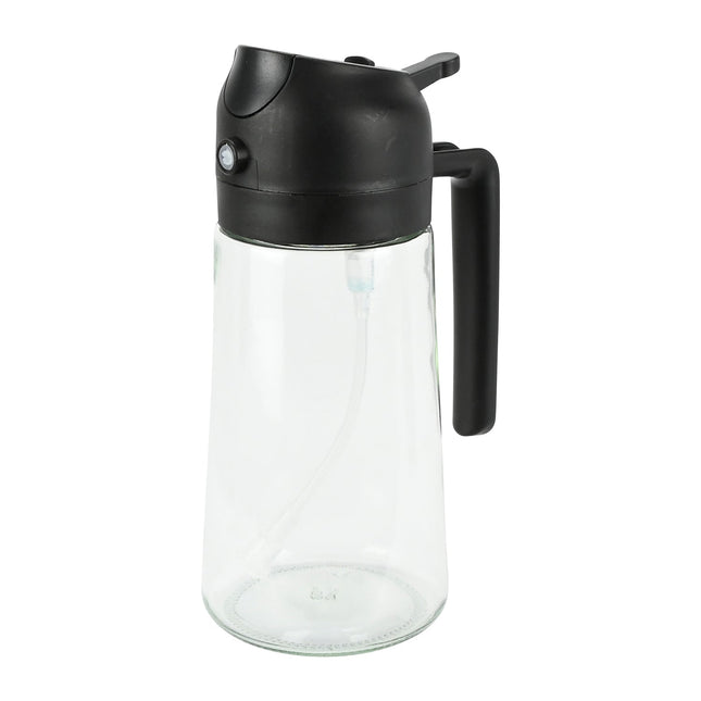 Benson Olieschenker 2-in-1 - Glas - 470 ml - Spuiten & Gieten - Zwart