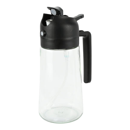 Benson Olieschenker 2-in-1 - Glas - 470 ml - Spuiten & Gieten - Zwart