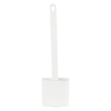 Benson Siliconen Toiletborstel met Houder - Wit - Vierkant - 41 cm