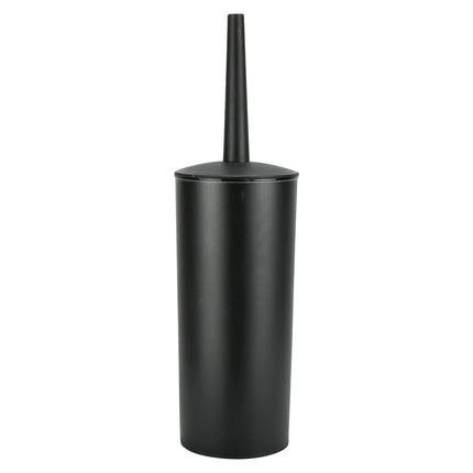 Benson Toiletborstel met Houder - Zwart - Rond & Hoog