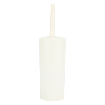 Benson Toiletborstel met Houder - Beige - Rond & Hoog